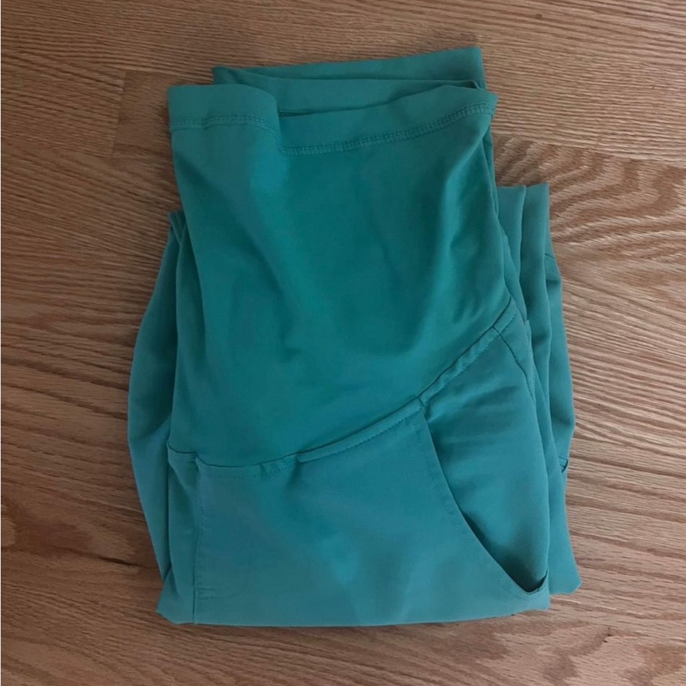 Maternity Zamora joggers in teal
